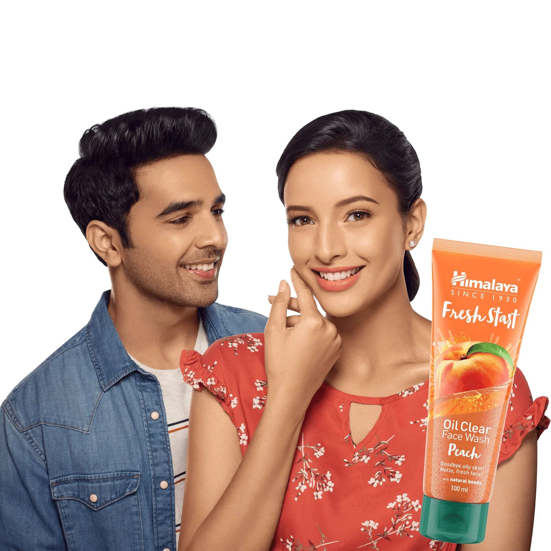 Himalaya Fresh Start Oil Clear Face Wash Peach - Totally Indian