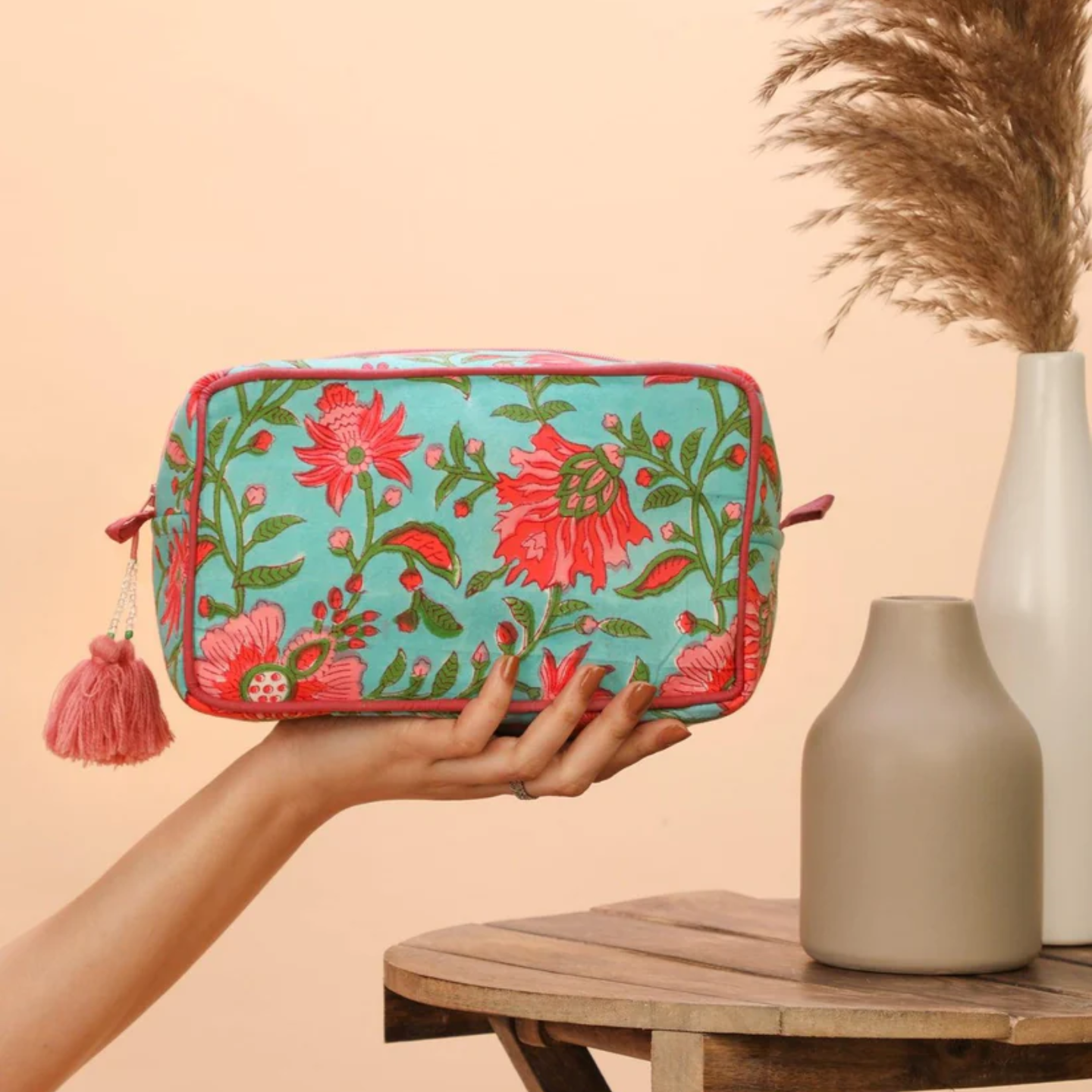 Ayuda Homes Roze - Multi Utility Pouch - Totally Indian