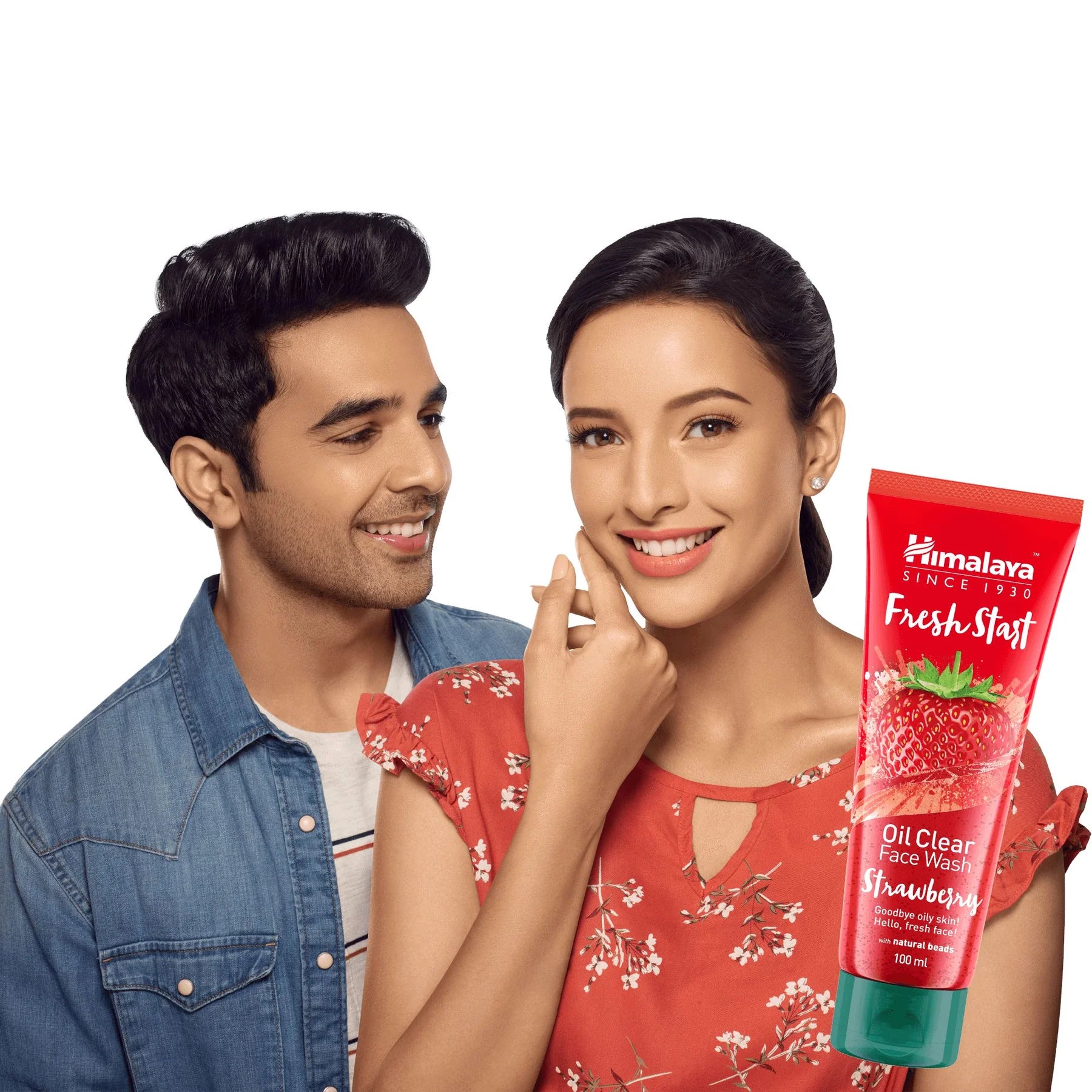 Himalaya Fresh Start Oil Clear Face Wash Strawberry - Totally Indian