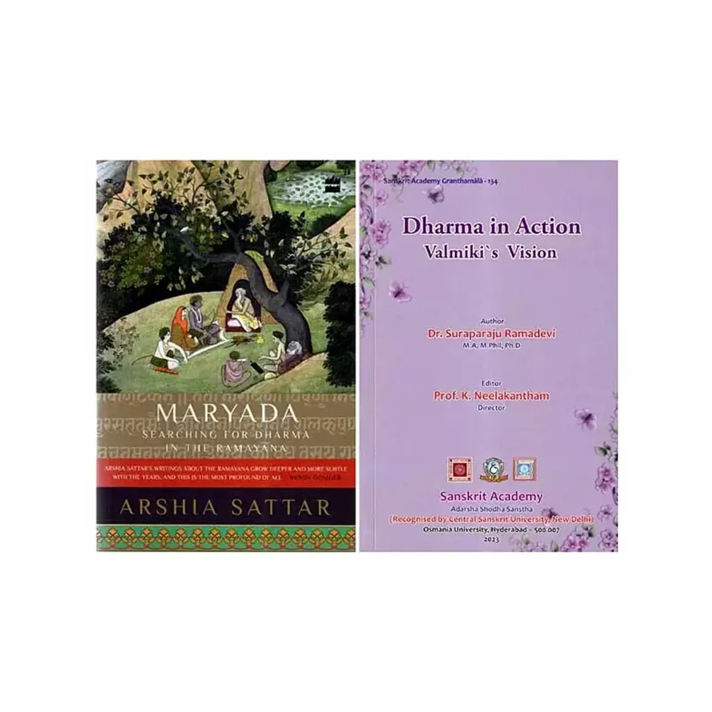 Dharma In Valmiki Ramayana (Set Of 2 Books) - Totally Indian