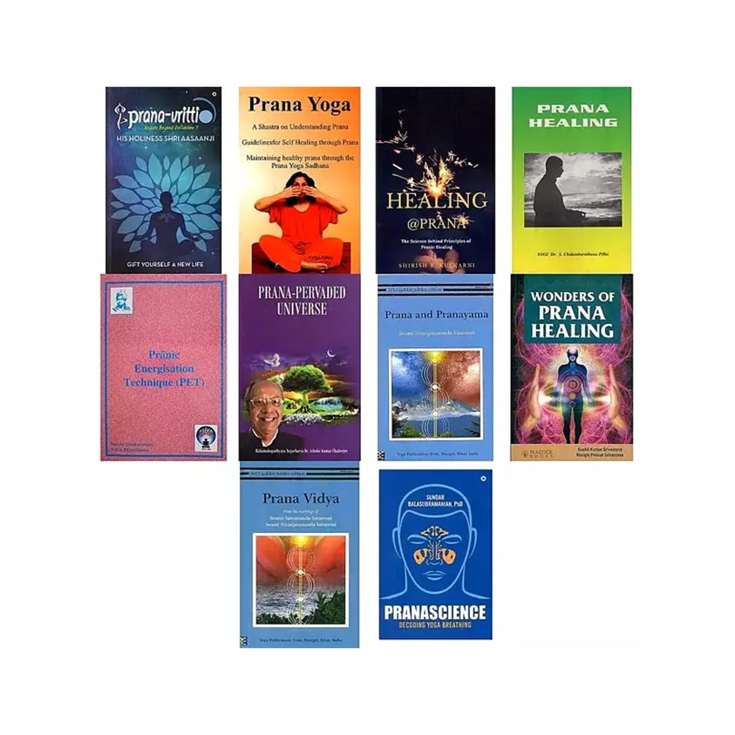 Prana Healing (Set Of 10 Books) - Totally Indian