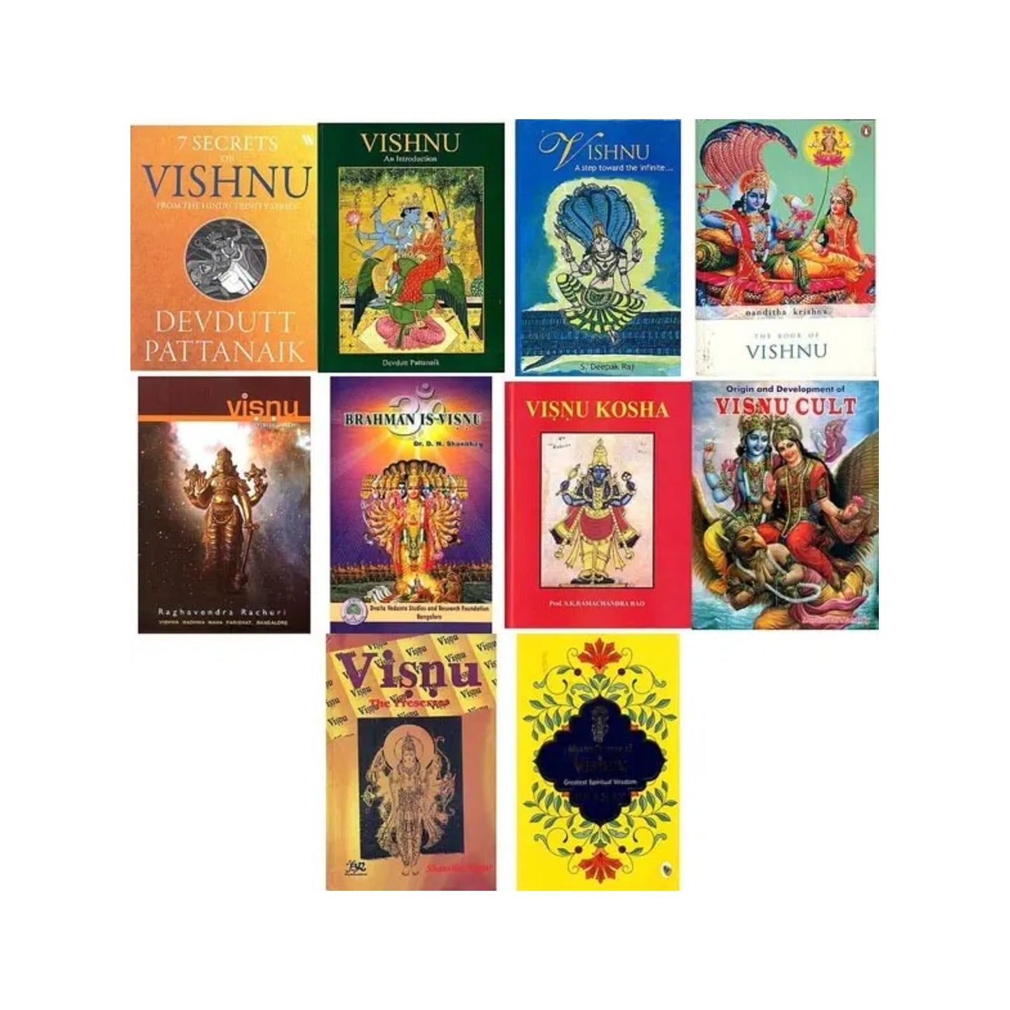 Studies On Bhagawan Vishnu (Set Of 10 Books) - Totally Indian