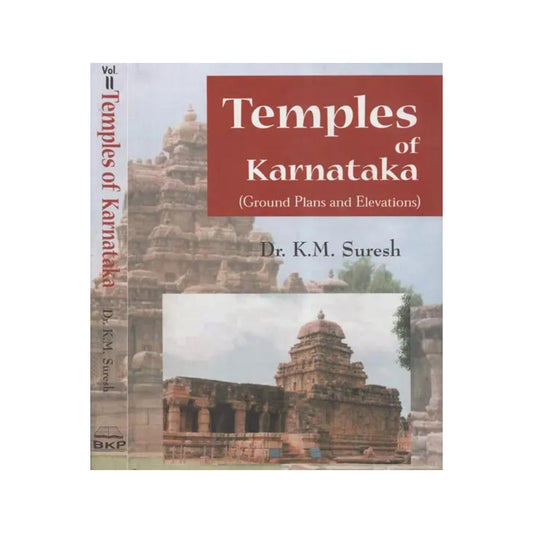 Temples Of Karnataka- Ground Plans And Elevations (Set Of Two Volumes) - Totally Indian