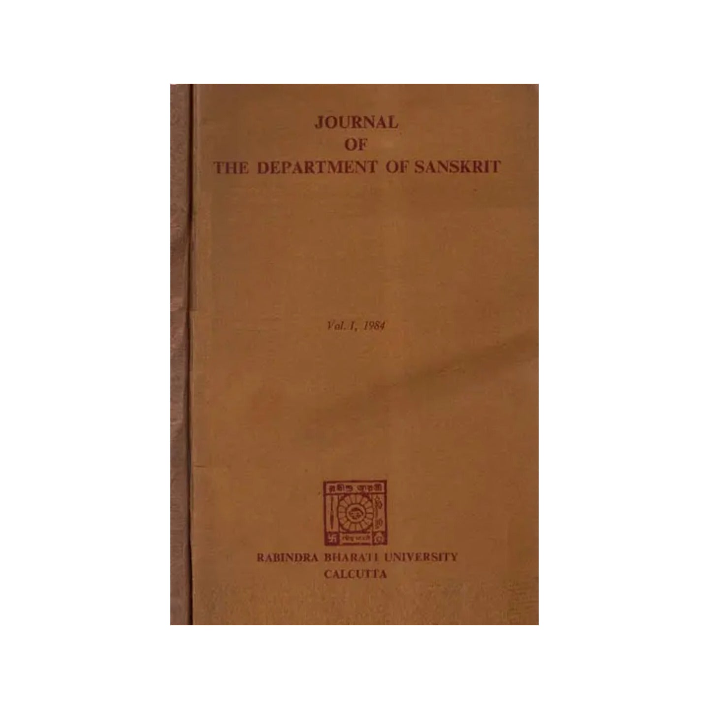 Journal Of The Department Of Sanskrit- Set Of Two Volumes (An Old Book) - Totally Indian