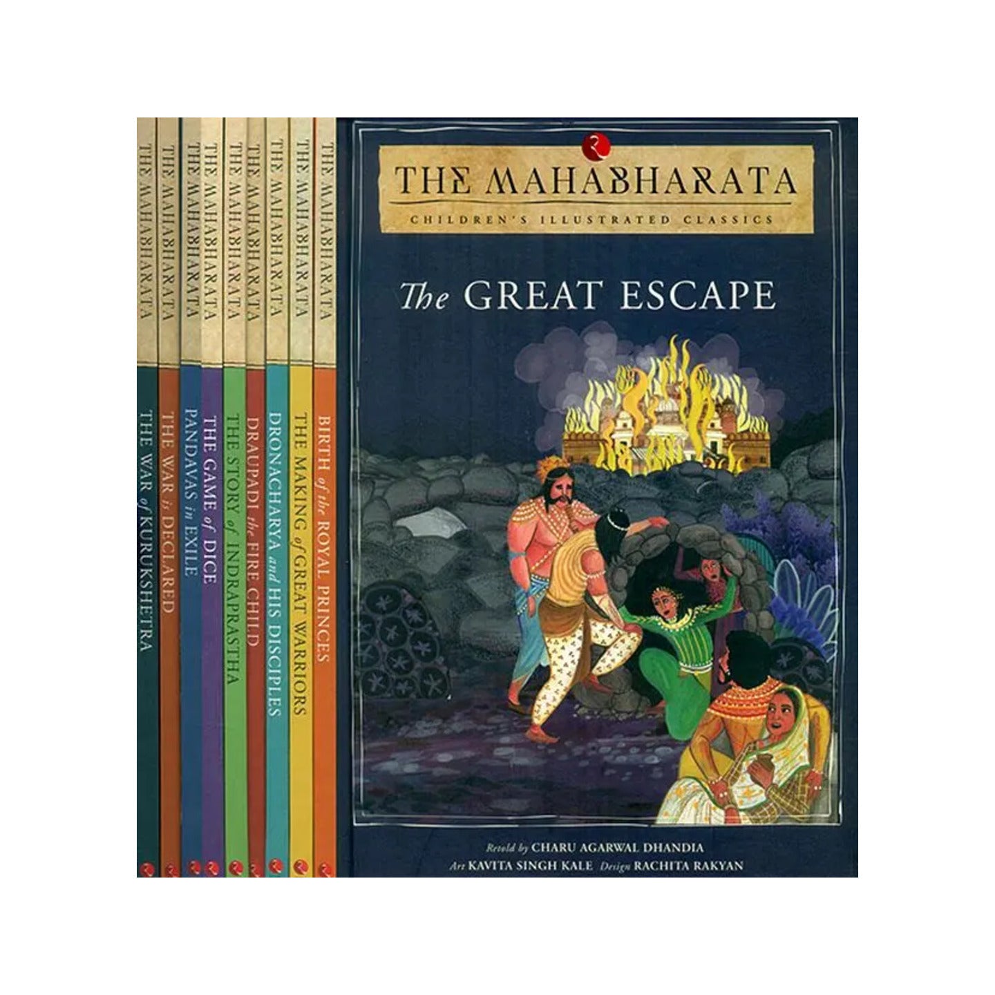 The Mahabharata - Children Illustrated Classics (Set Of 10 Volumes) - Totally Indian