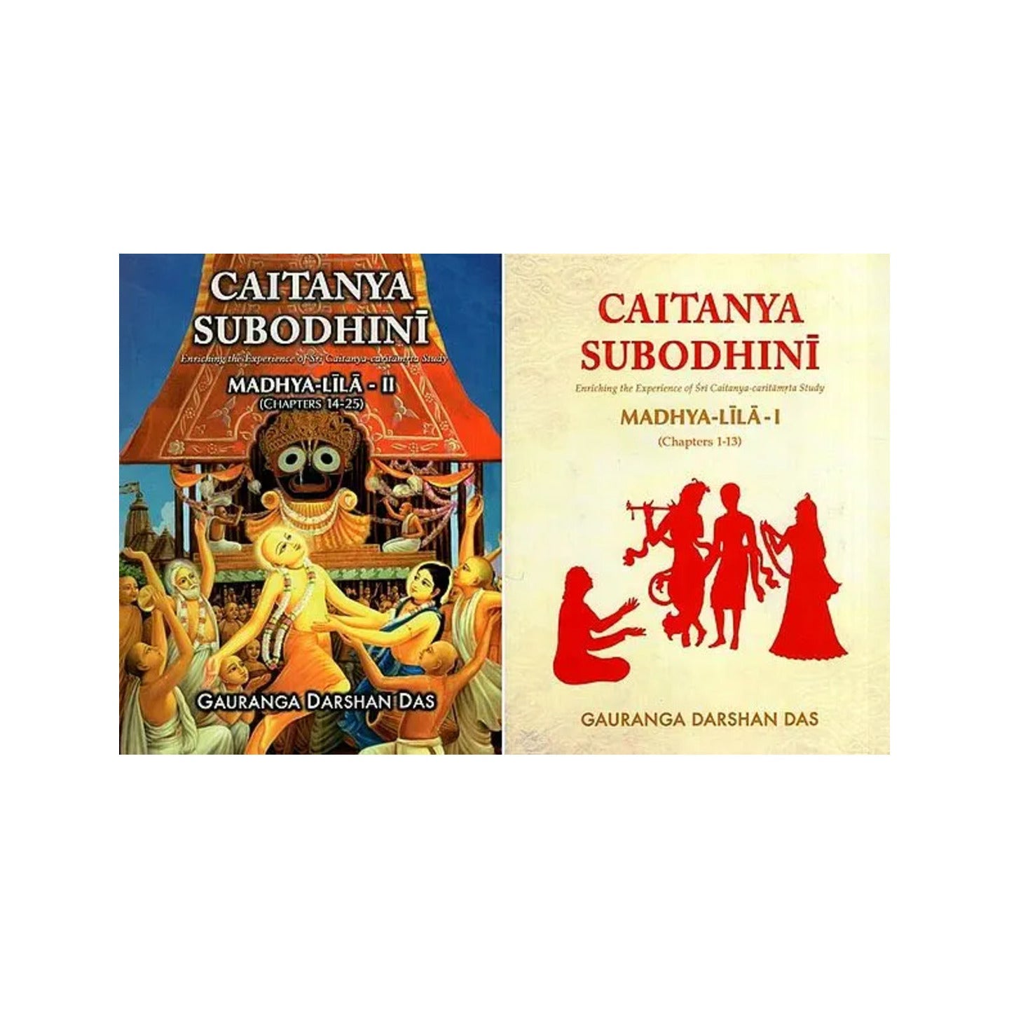 Caitanya Subodhini- Enriching The Experience Of Sri Caitanya Caritamrta Study: Madhya-lila (Set Of Two Volumes) - Totally Indian