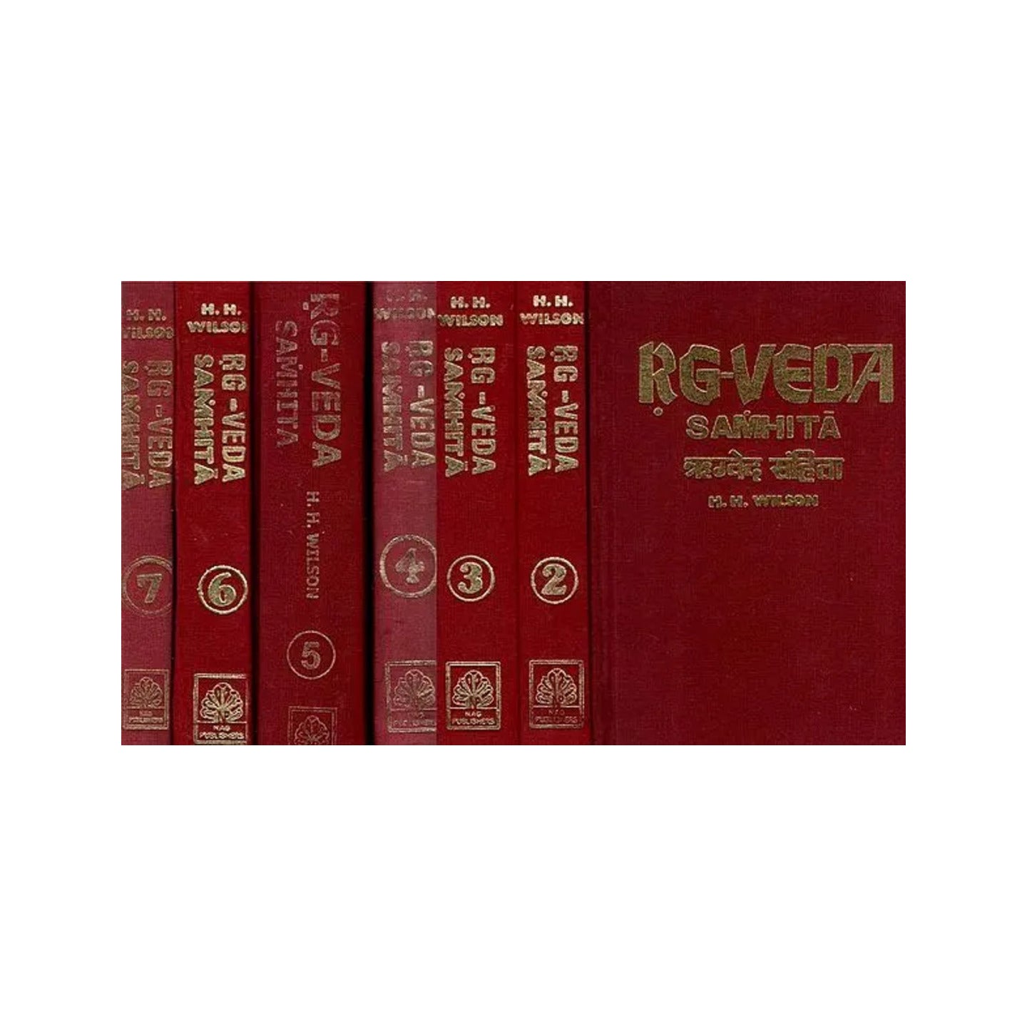 ऋग्वेद-संहिता- Rg-veda Samhita (Set Of 7 Volumes) - Totally Indian