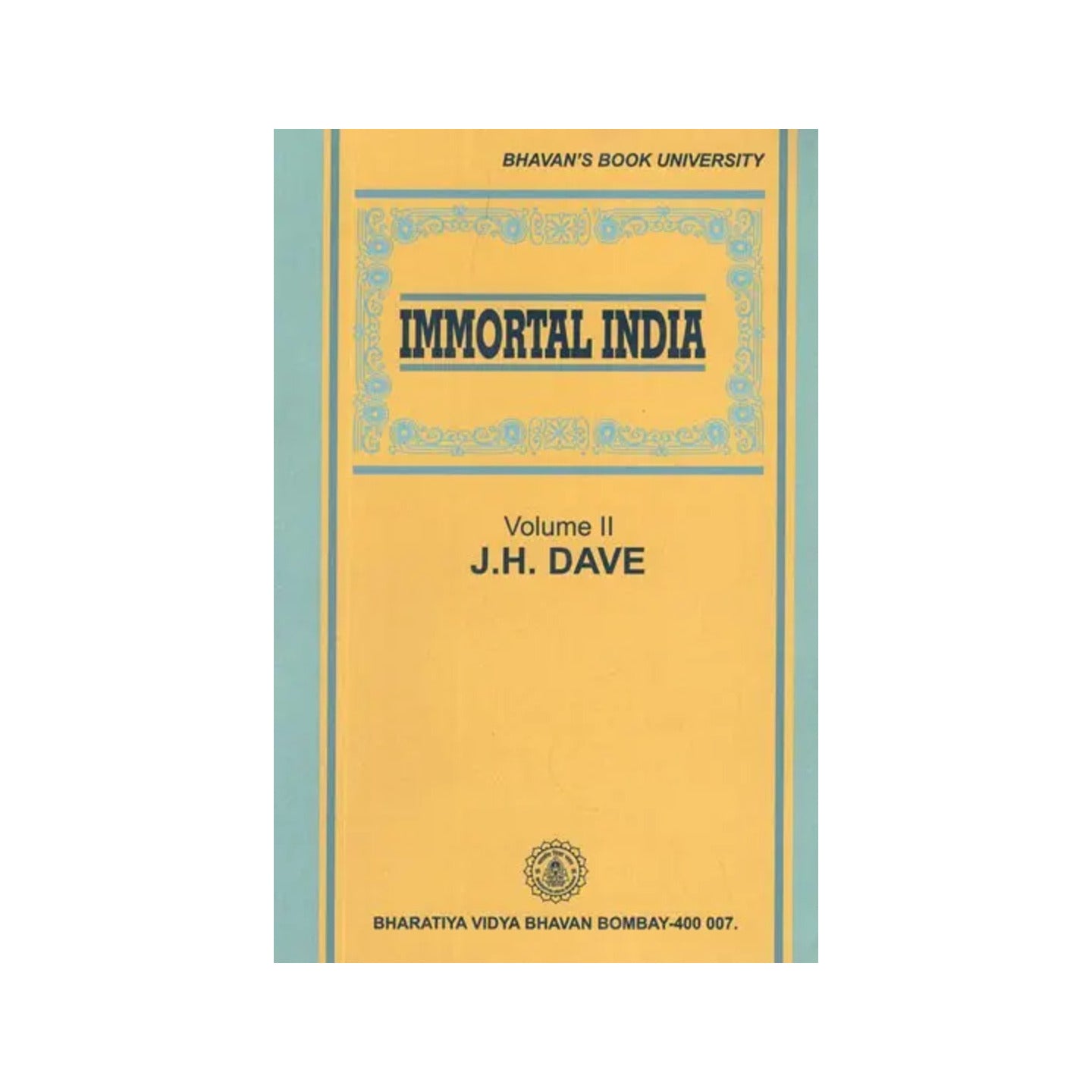 Immortal India (Vol- Ii) - Totally Indian