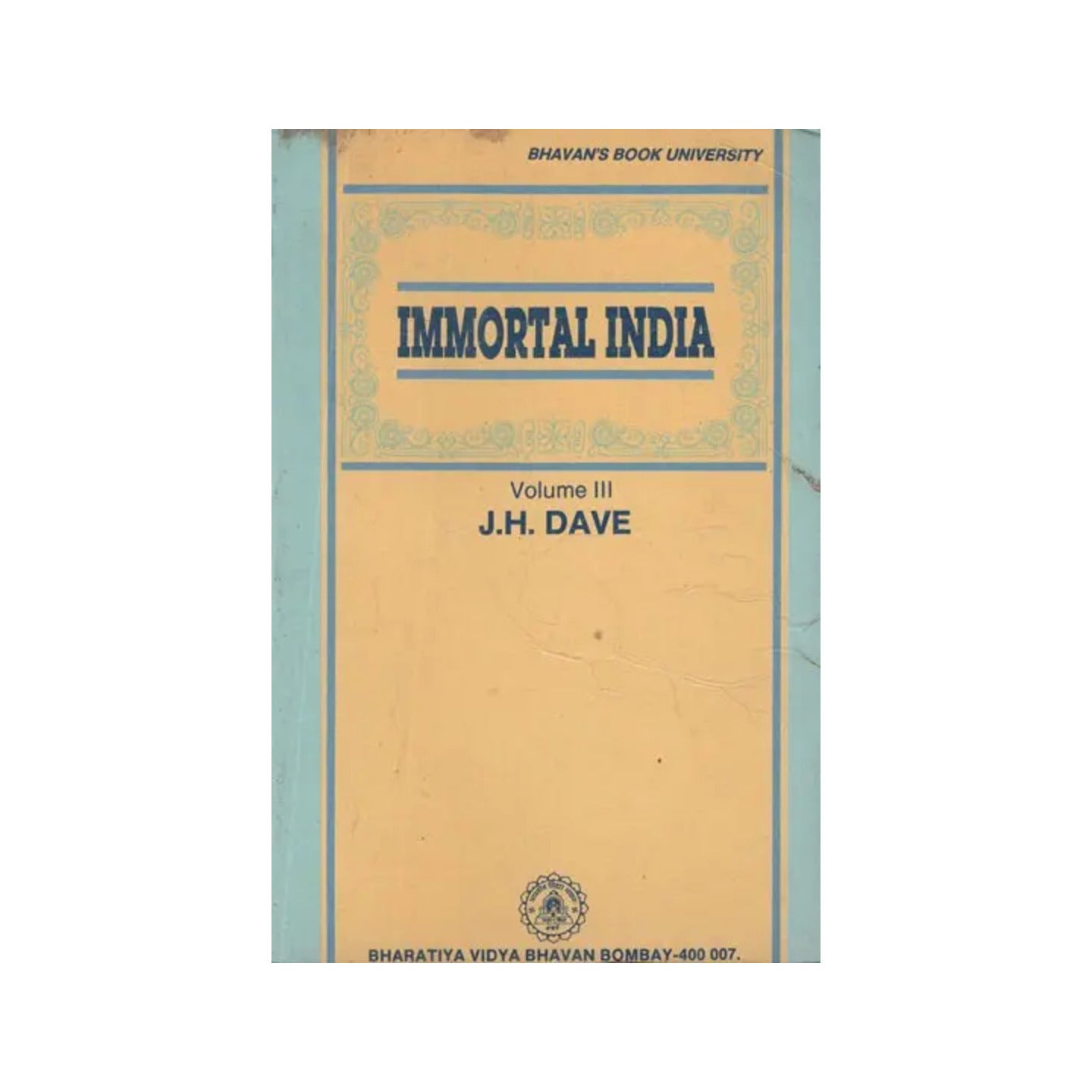 Immortal India- Vol- Iii (An Old And Rare Book) - Totally Indian