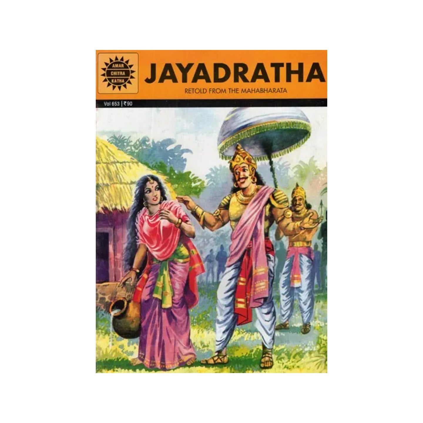 Jayadratha- Retold From The Mahabharata (Comic Book) - Totally Indian