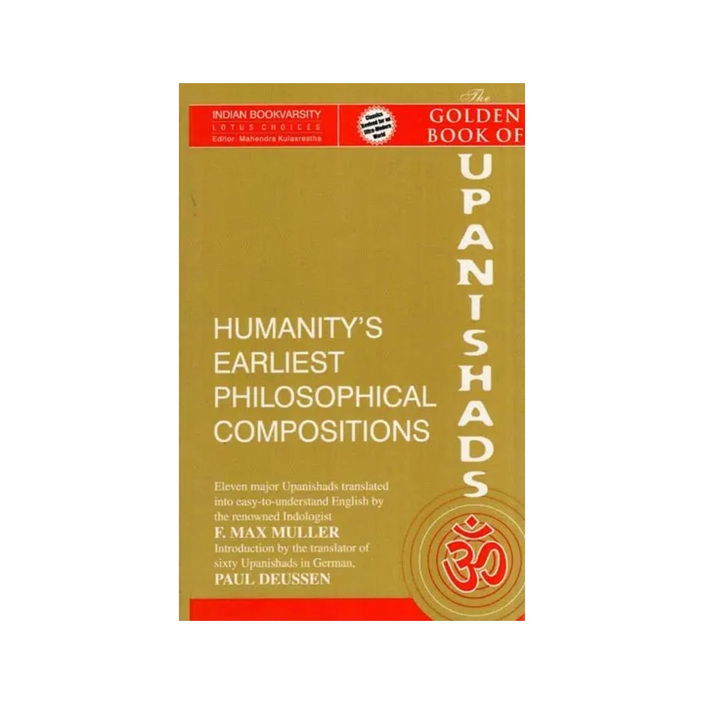 Golden Book Of Upanishads - Humanity's Earliest Philosophical Compositions - Totally Indian