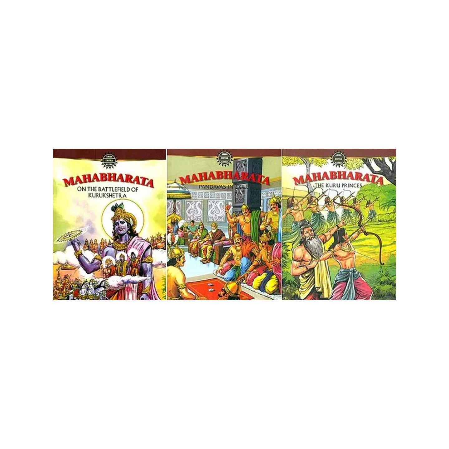 Mahabharata (Set Of 3 Volumes) - Totally Indian