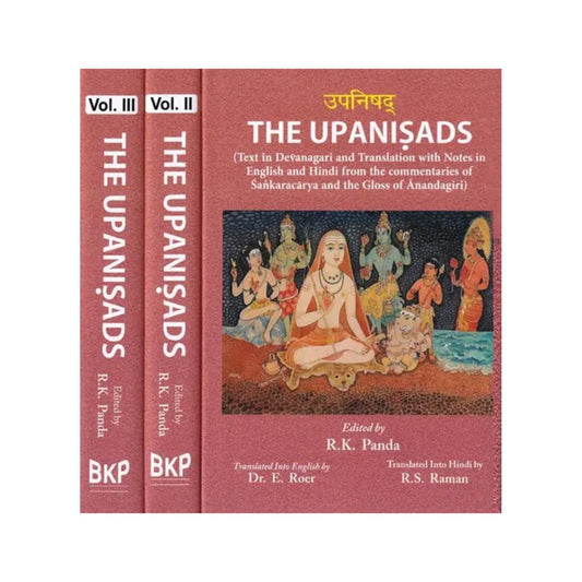 The Upanisads (Text In Devanagari And Translation With Notes In English And Hindi From The Commentaries Of Sankaracarya And The Gloss Of Anandagiri) Set Of 3 Volumes - Totally Indian