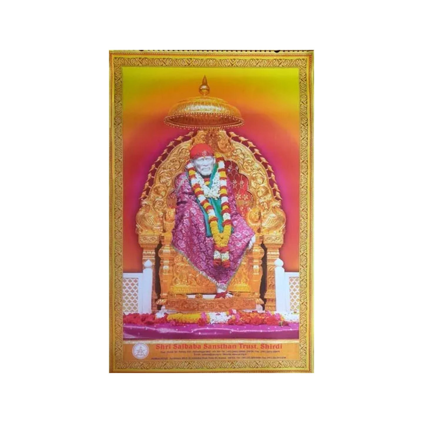 Shri Saibaba Sansthan Trust, Shirdi- Wall Hanging Spiral Calendar 2024 - Totally Indian