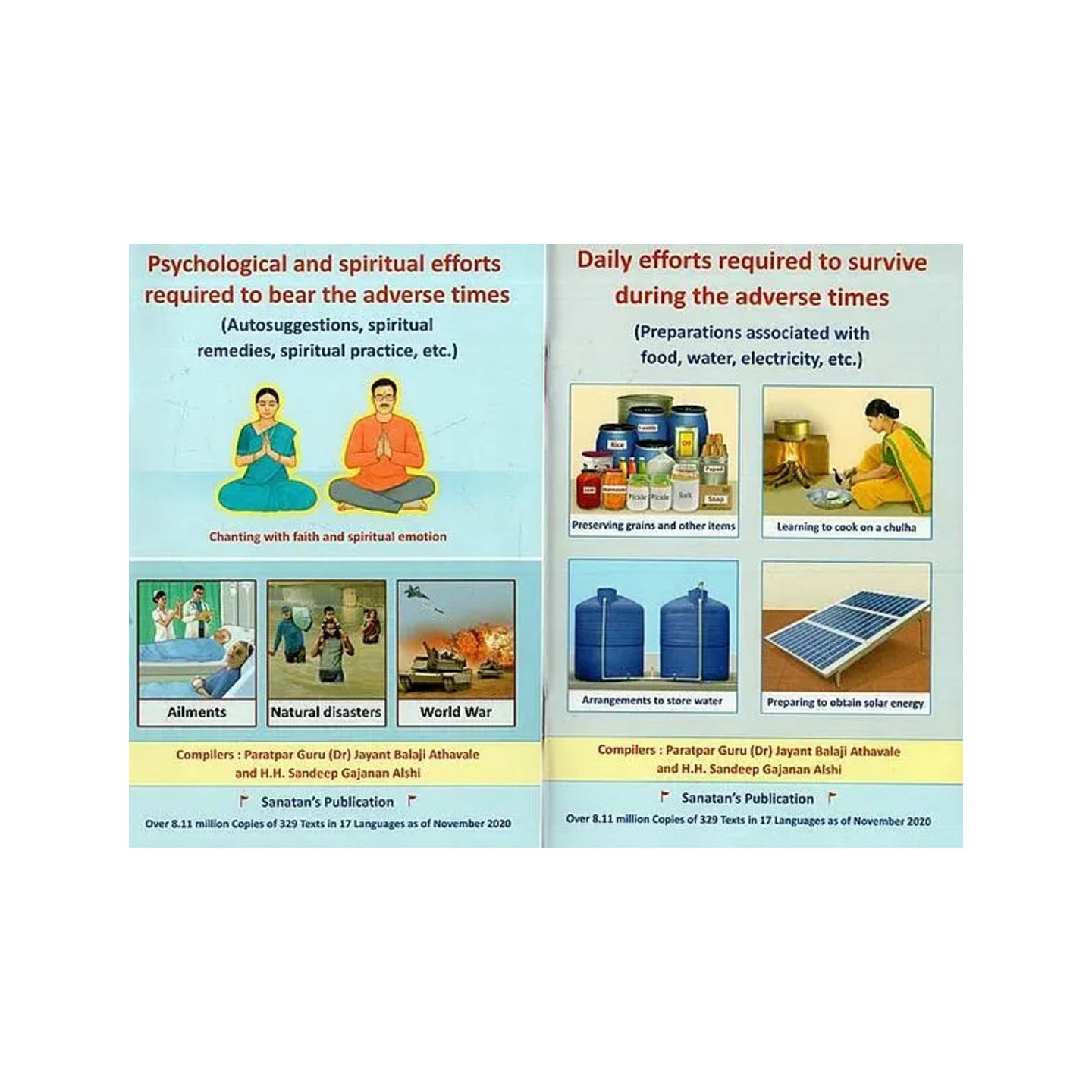 Daily Efforts Required To Survive During The Adverse Times And Psychological And Spiritual Efforts Required To Bear The Adverse Times (Set Of 2 Vol) - Totally Indian