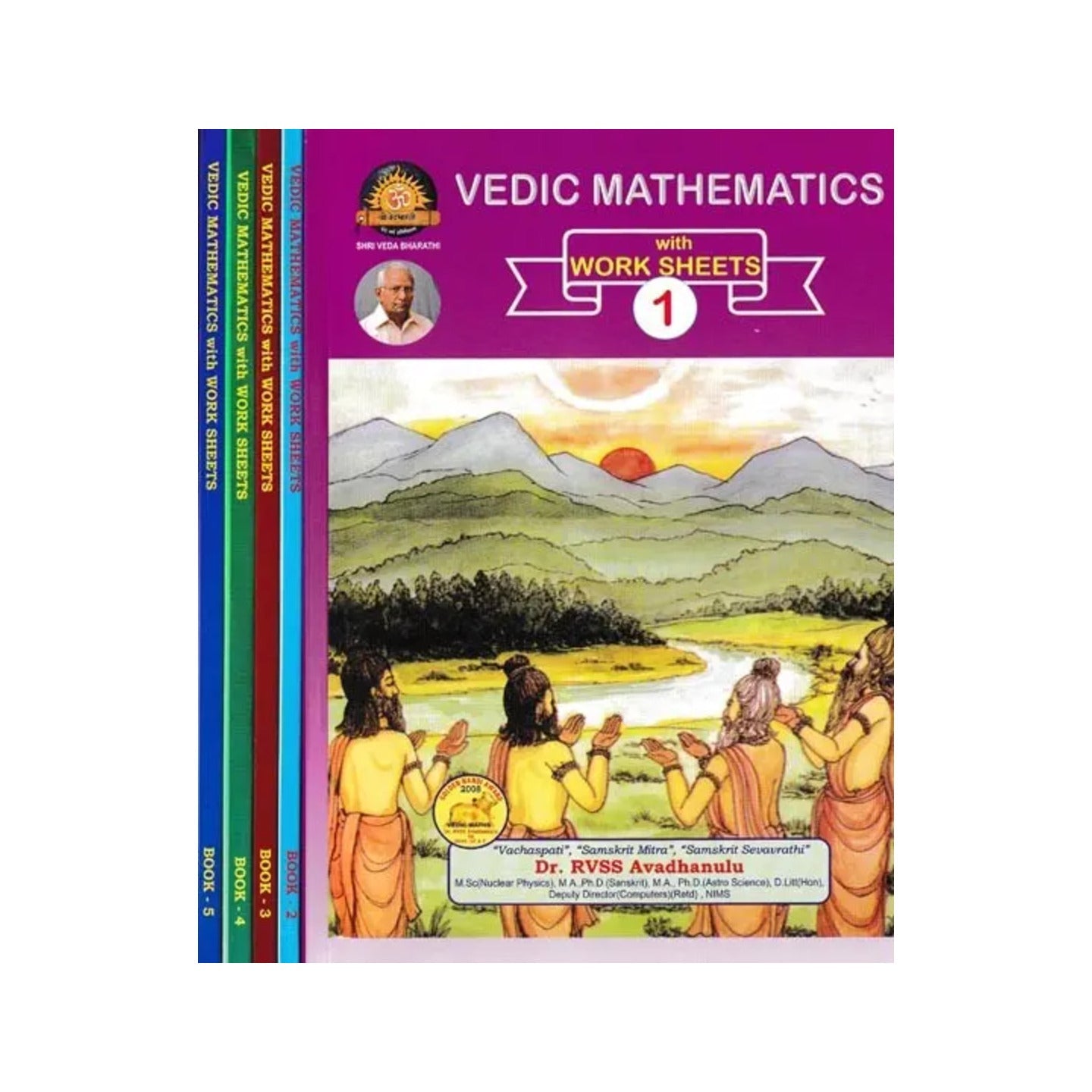 Vedic Mathematics With Work Sheets (Set Of 5 Volumes) - Totally Indian