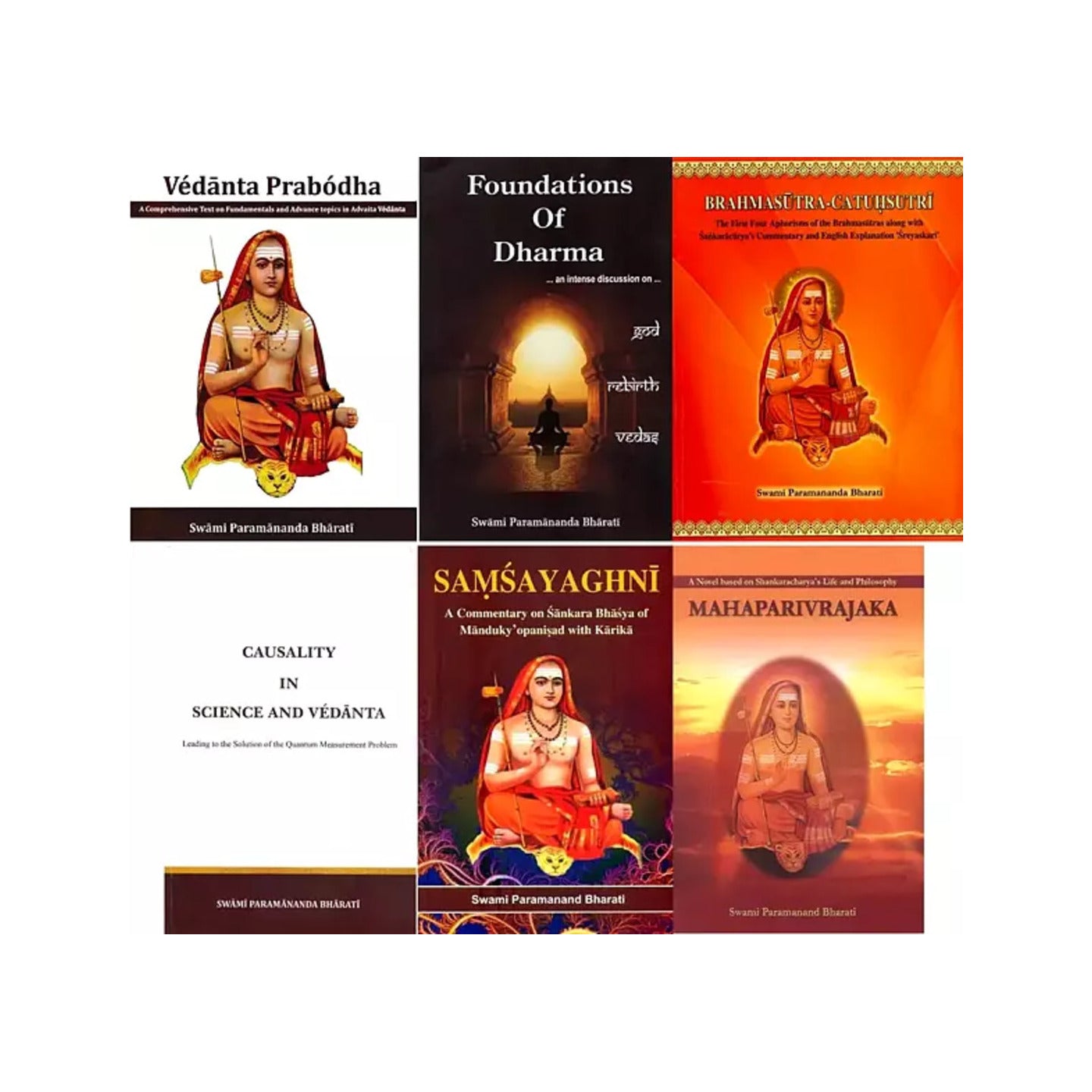 6 Books By Swami Parmananda Bharati (The Greatest Teacher Of Advaita Vedanta Of This Century ) - Totally Indian