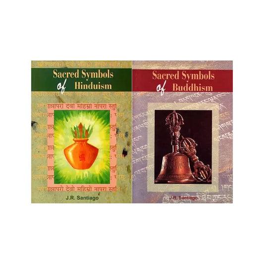 Sacred Symbols Of Hinduism And Buddhism (Set Of 2 Books) - Totally Indian