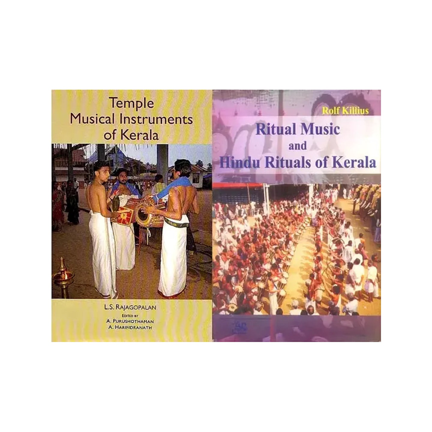 Temple Music Of Kerala (Set Of 2 Books) - Totally Indian