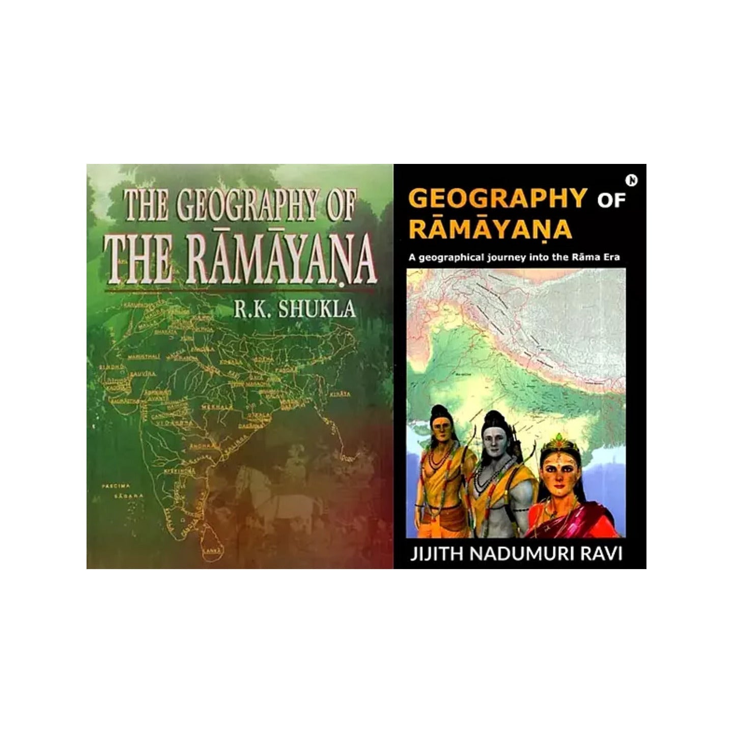 Geography Of The Ramayana (Set Of 2 Books) - Totally Indian