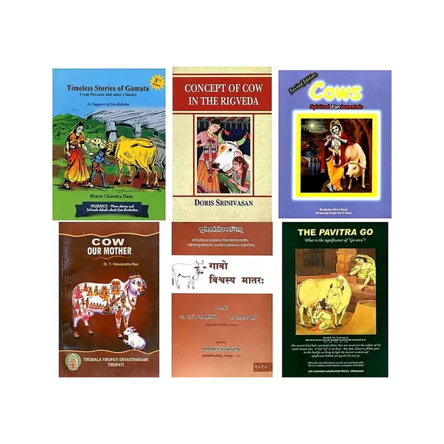 The Sacred Cow In Hinduism (Set Of 6 Books) - Totally Indian