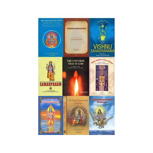 Big Commentaries On The Sri Vishnu Sahasranama (Set Of 10 Books) - Totally Indian