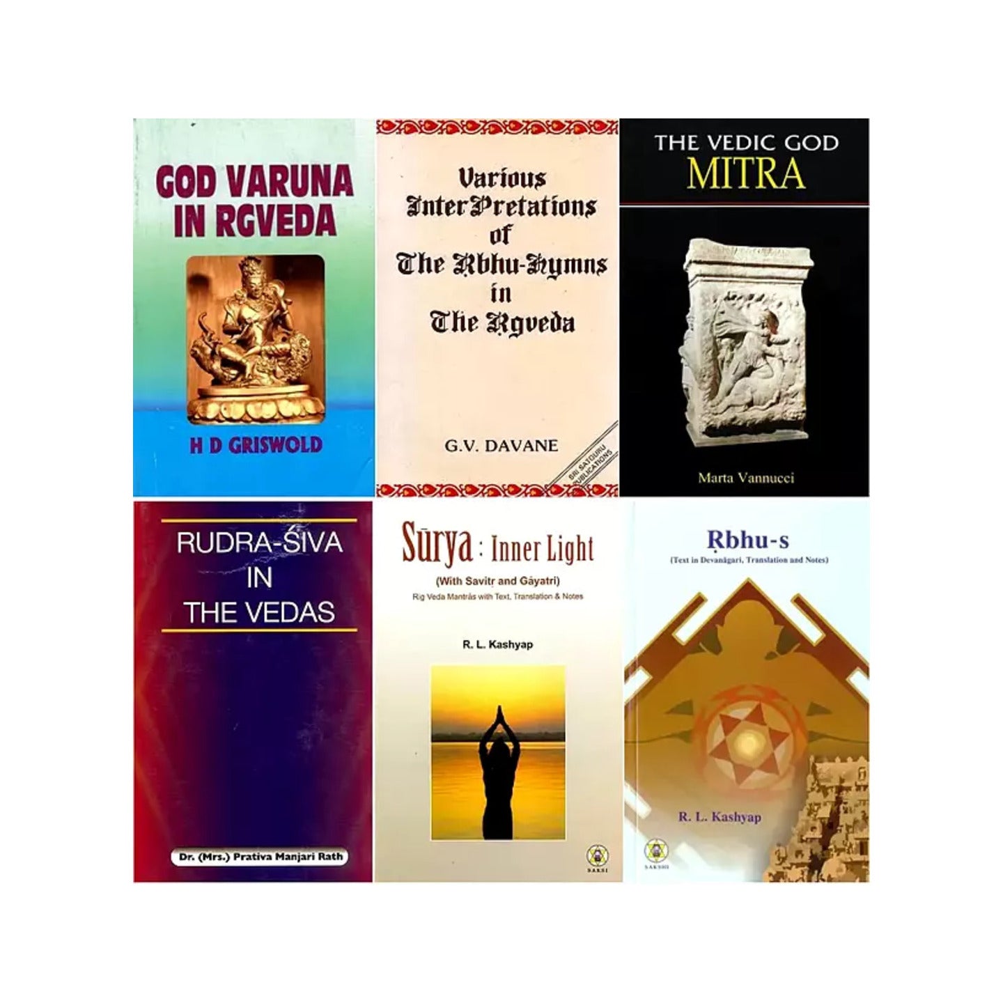 An Exhaustive Analysis Of Some Vedic Gods (Set Of 6 Books) - Totally Indian