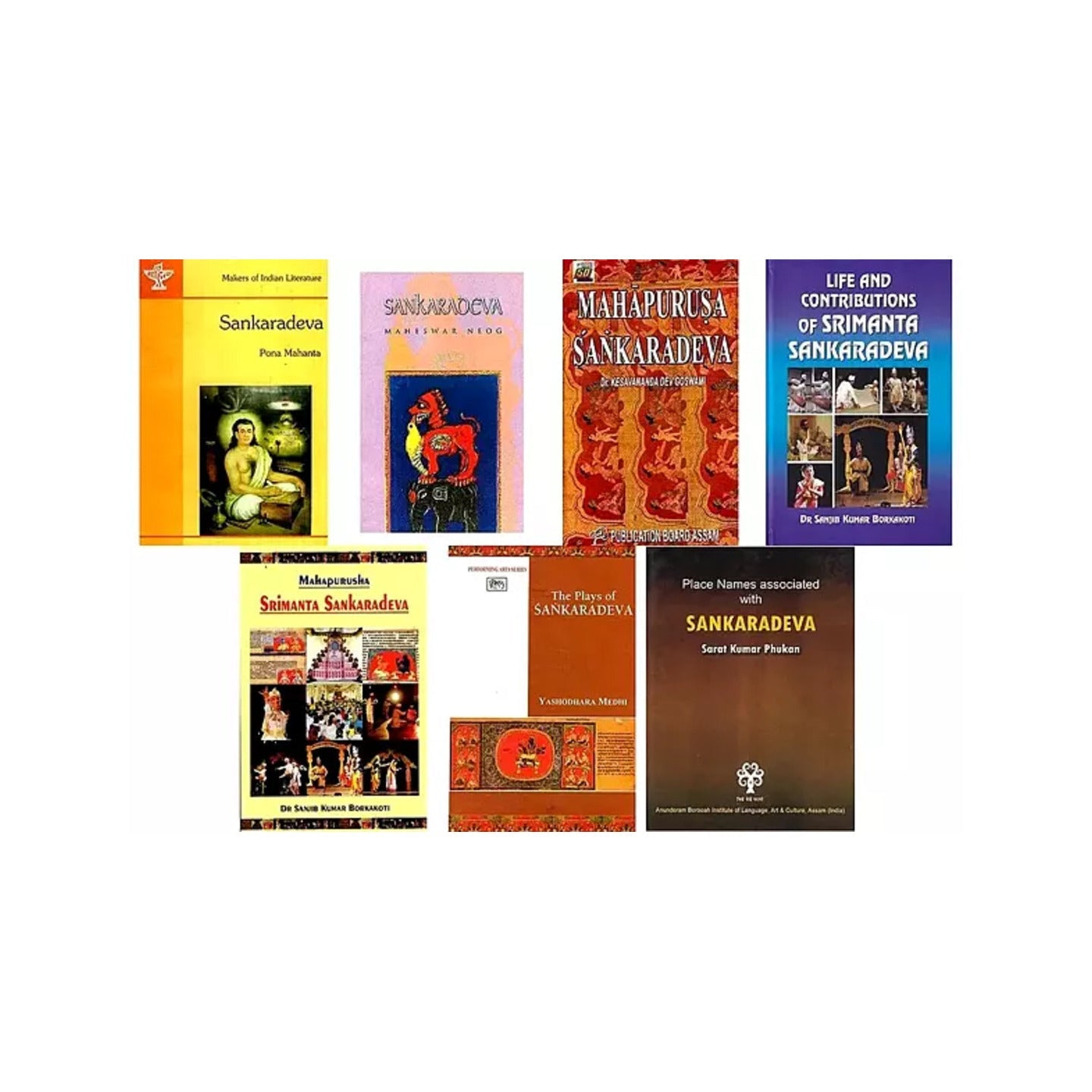 Life And Contributions Of Srimanta Sankaradeva Of Assam (Set Of 7 Books) - Totally Indian