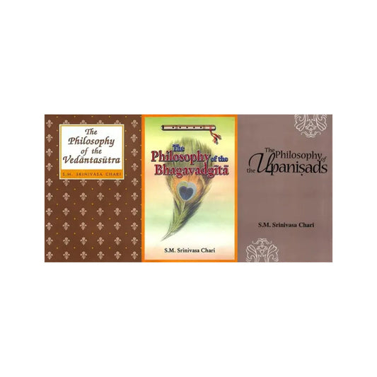 Prasthanathraya Comparative Studies Based On The Commentaries Of Samkara, Ramanuja And Madhva (Set Of 3 Books) - Totally Indian