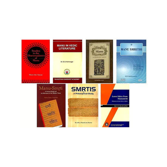 Studies In Manu And His Smrti (Set Of 7 Books) - Totally Indian