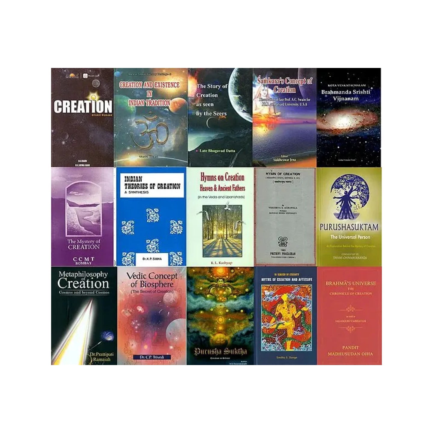 Vedic Concept Of Creation (Set Of 15 Books) - Totally Indian