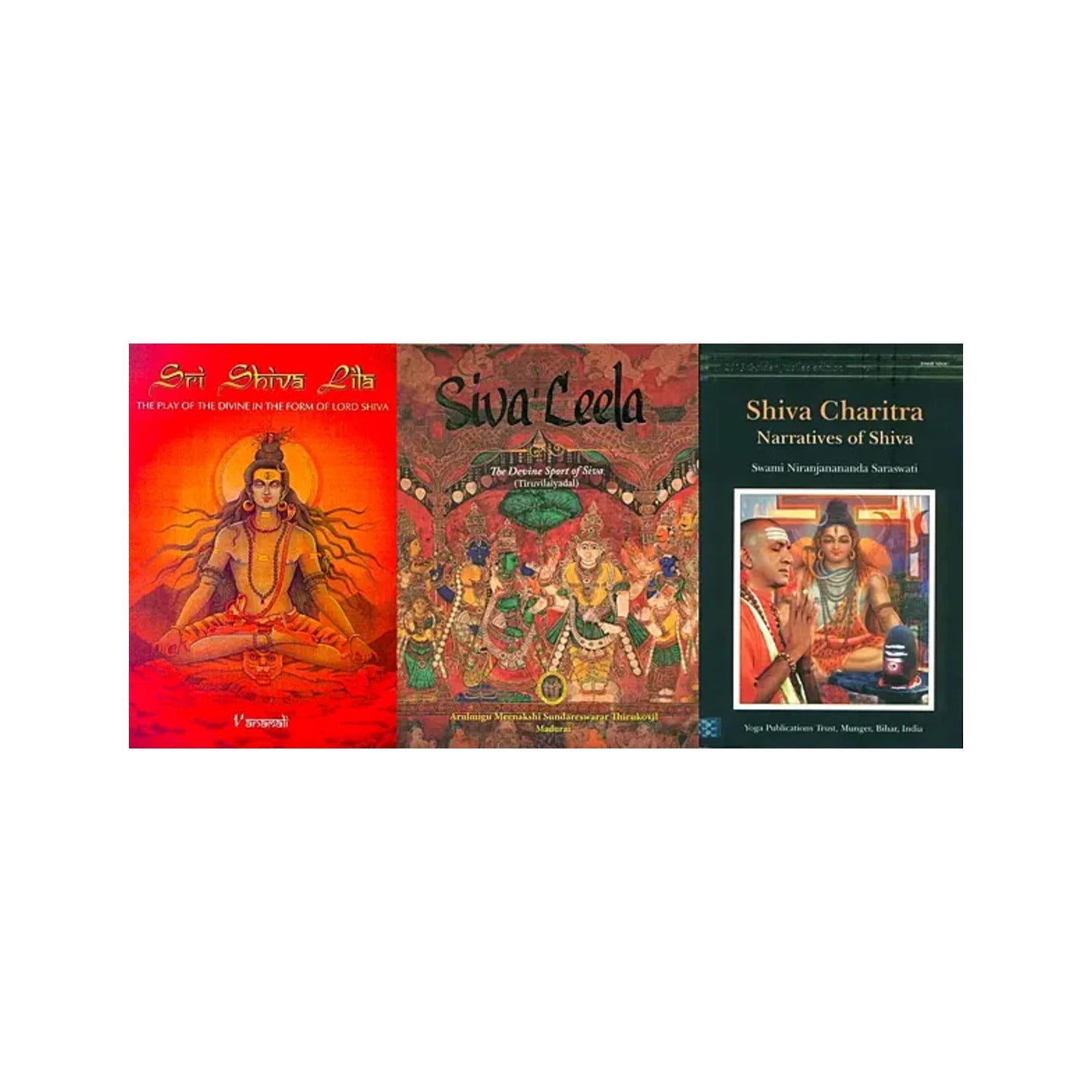 Shiva Lila And Charitra (Set Of 3 Books) - Totally Indian