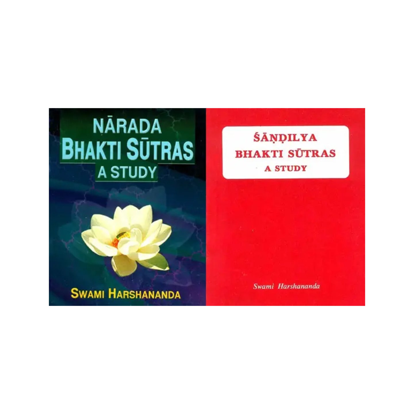 A Study Of The Two Bhakti Sutras (Set Of Two Small Booklets) - Totally Indian