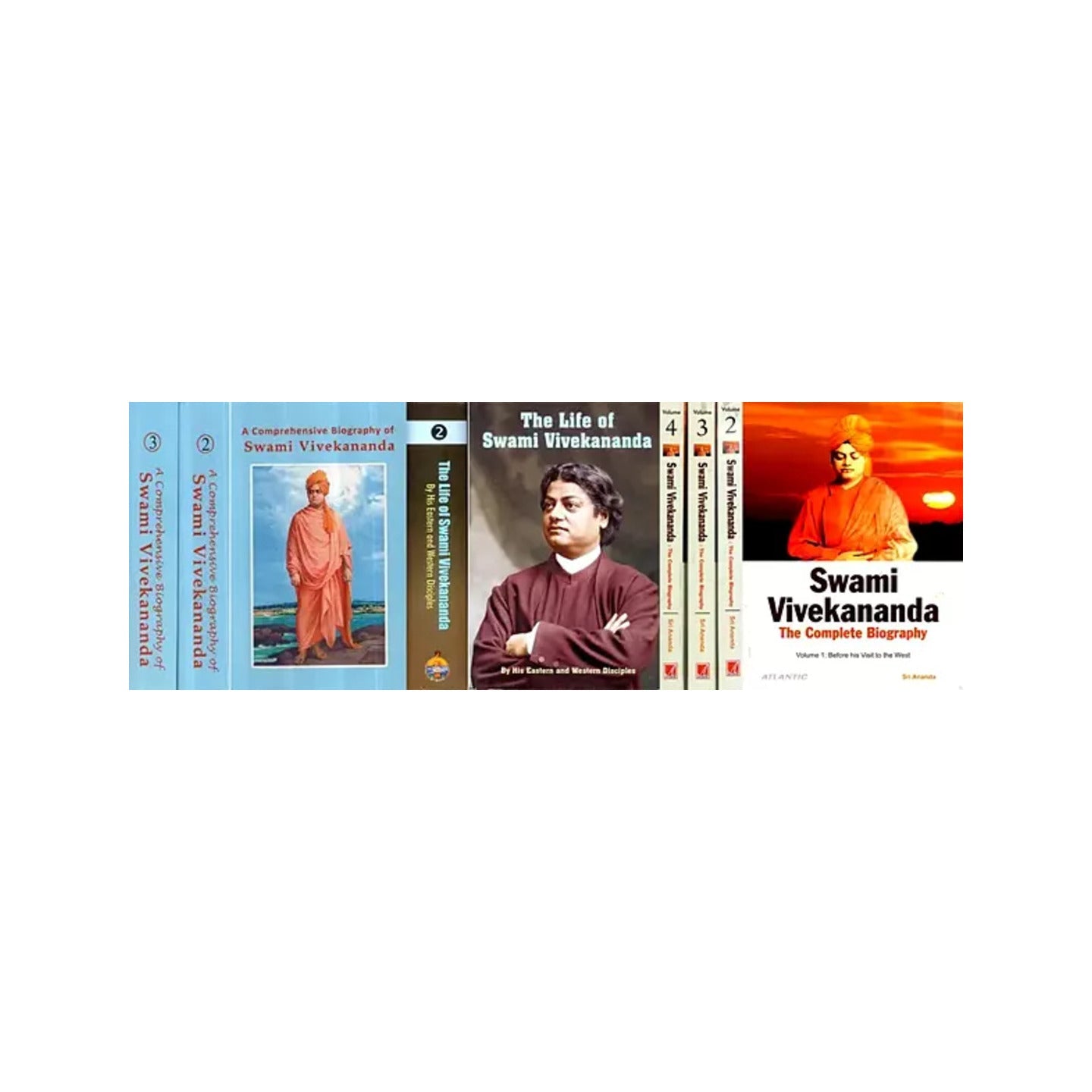 Big, Multi-volume Biographies Of Swami Vivekananda (Set Of 9 Books) - Totally Indian