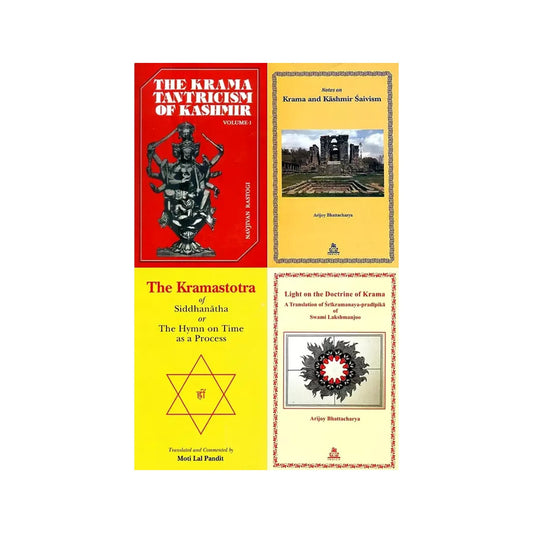 Krama And Kashmir Saivism (Set Of 4 Books) - Totally Indian