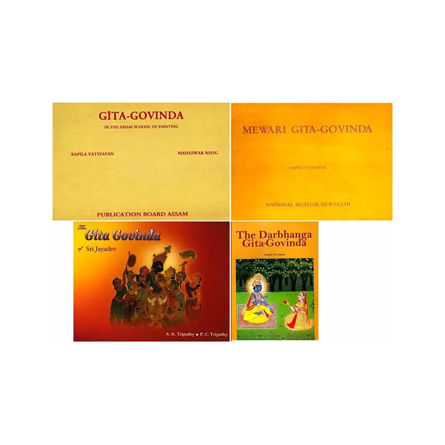 The Gita Govinda In Indian Art (Set Of 4 Books) - Totally Indian