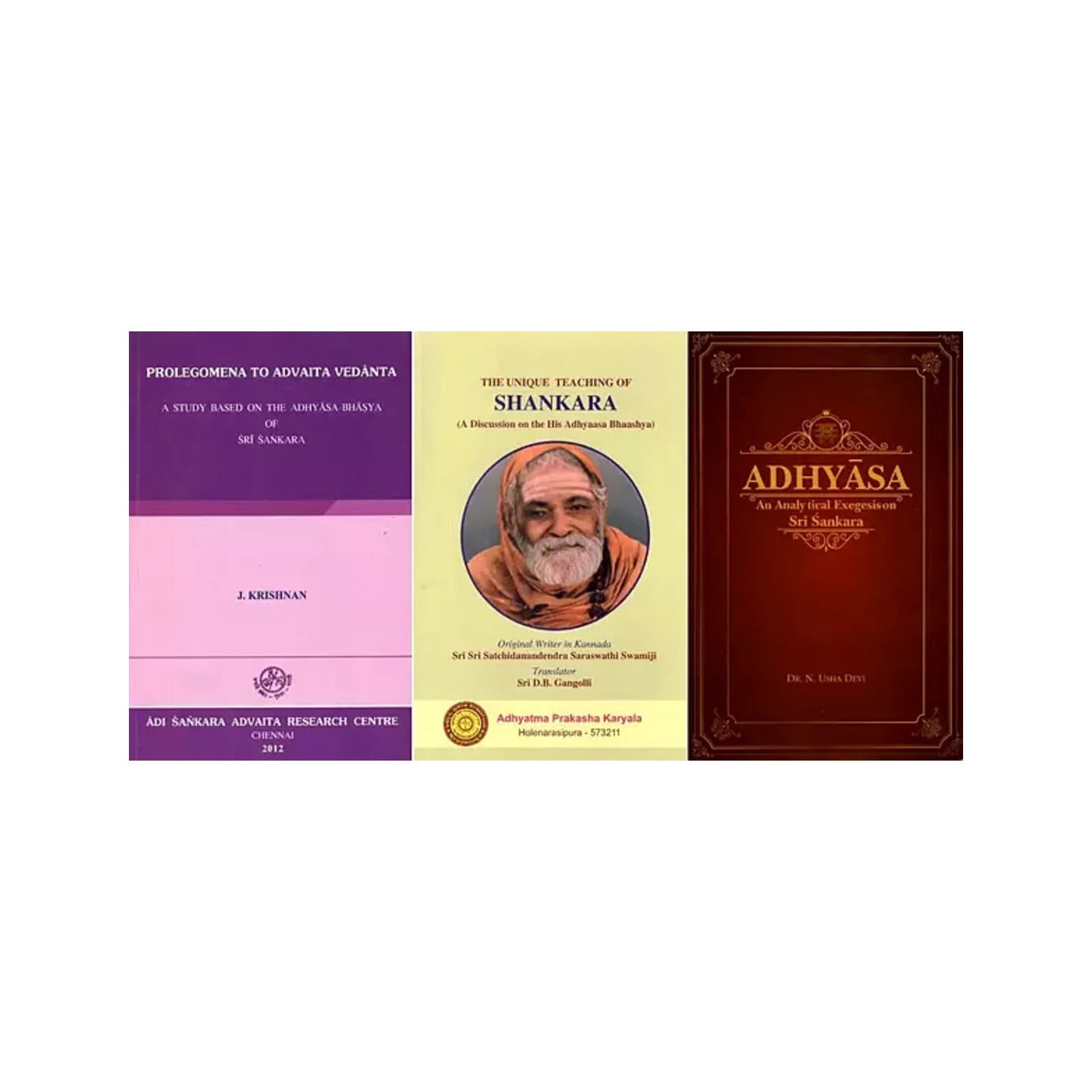 Adhyasa: How To Understand And Remove It (Set Of 3 Books) - Totally Indian