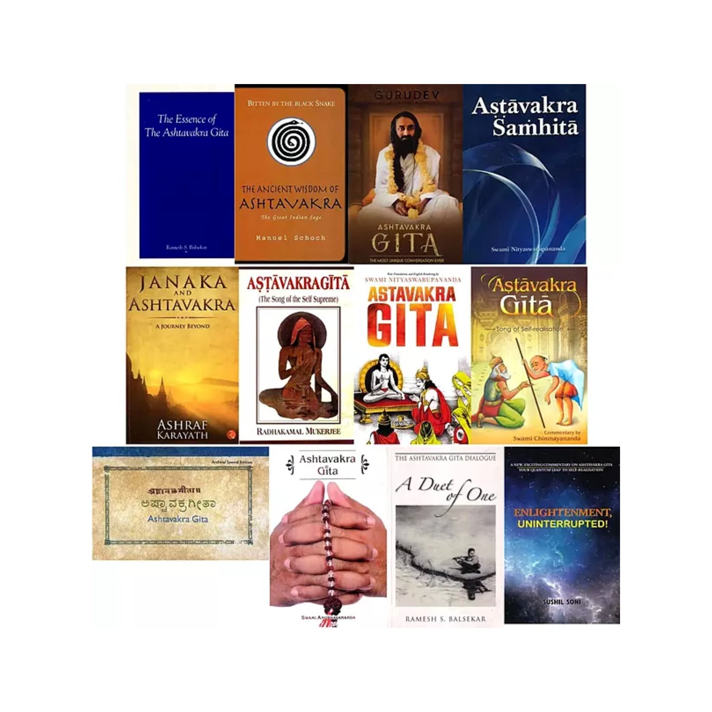 Books On Ashtavakra Gita (Set Of 12 Books) - Totally Indian