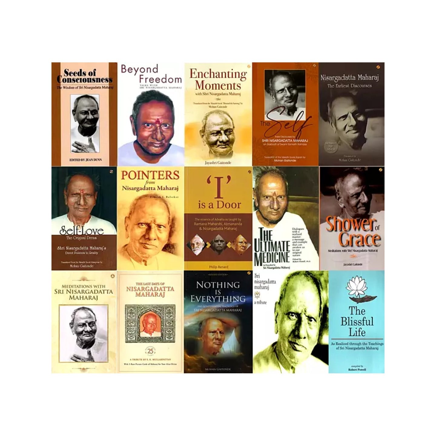 Teachings Of Sri Nisargadatta Maharaj (Set Of 15 Books) - Totally Indian