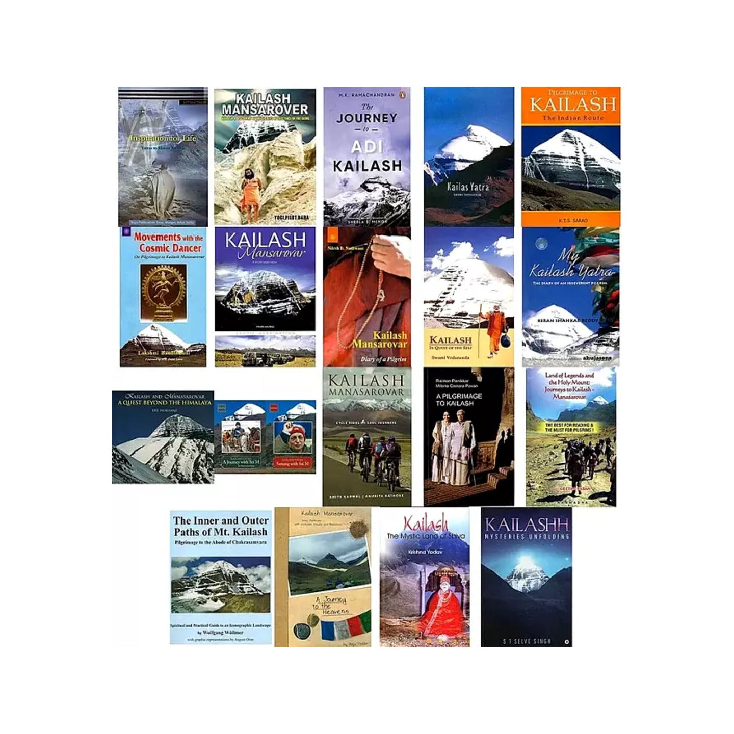 Kailash Manasarovar: Pilgrimage To Lord Shiva (Set Of 19 Books) - Totally Indian