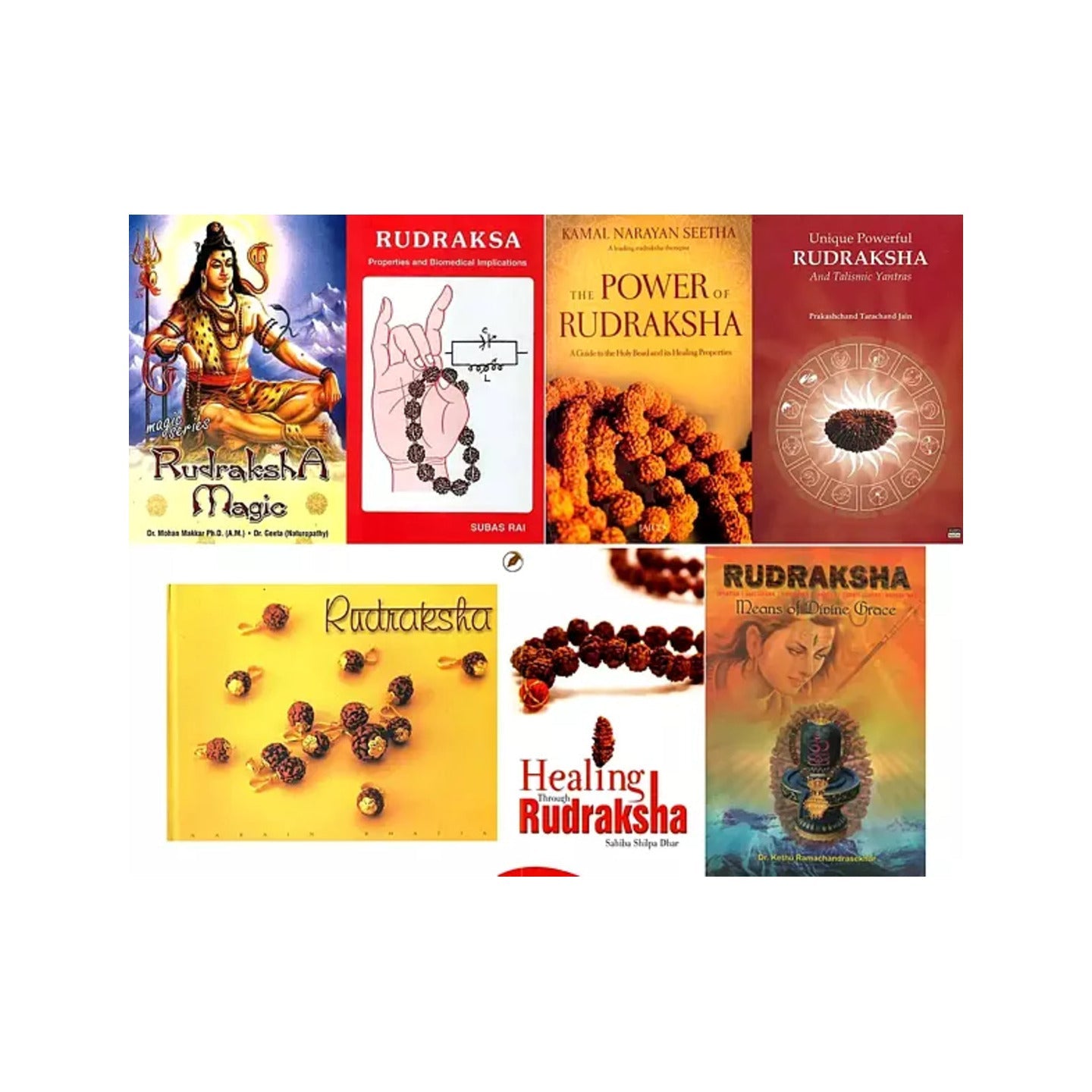 Books On Rudraksha (Set Of 7 Books) - Totally Indian