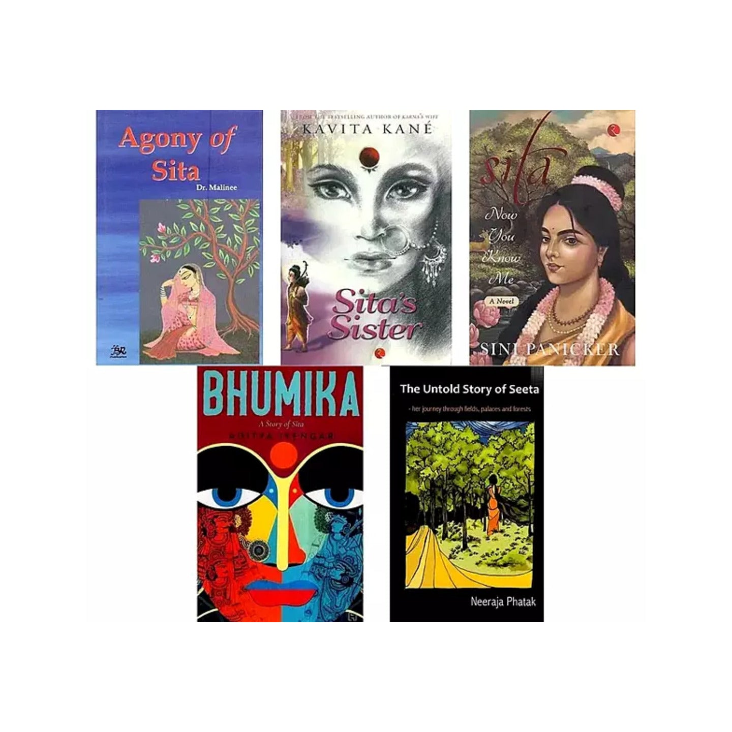 Fictional Accounts Of Devi Sita (Set Of 5 Books) - Totally Indian