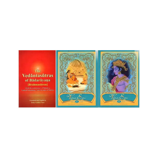 Vedanta Sutras With The Vaishnava Commentary Of Baladeva Vidyabhushana (Set Of 2 Titles) - Totally Indian