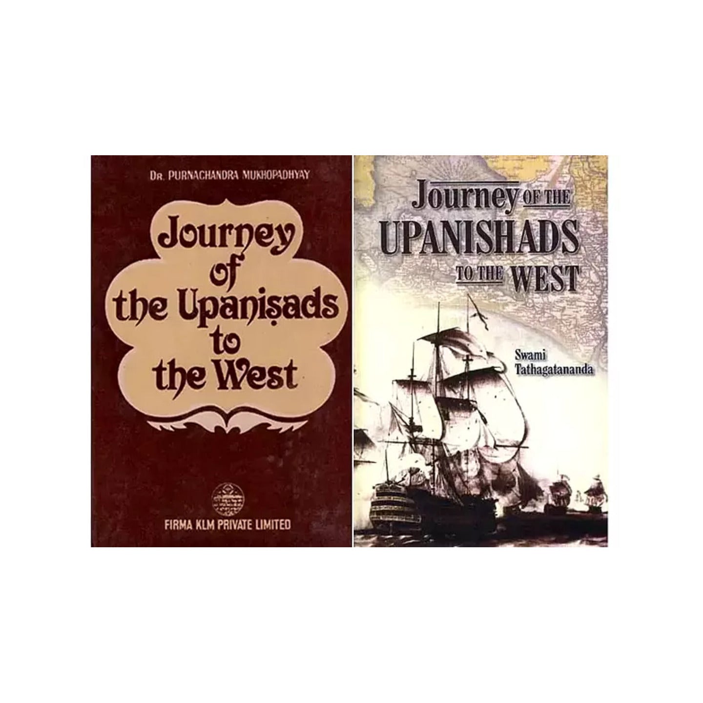 Journey Of The Upanishads To The West (Set Of 2 Books) - Totally Indian