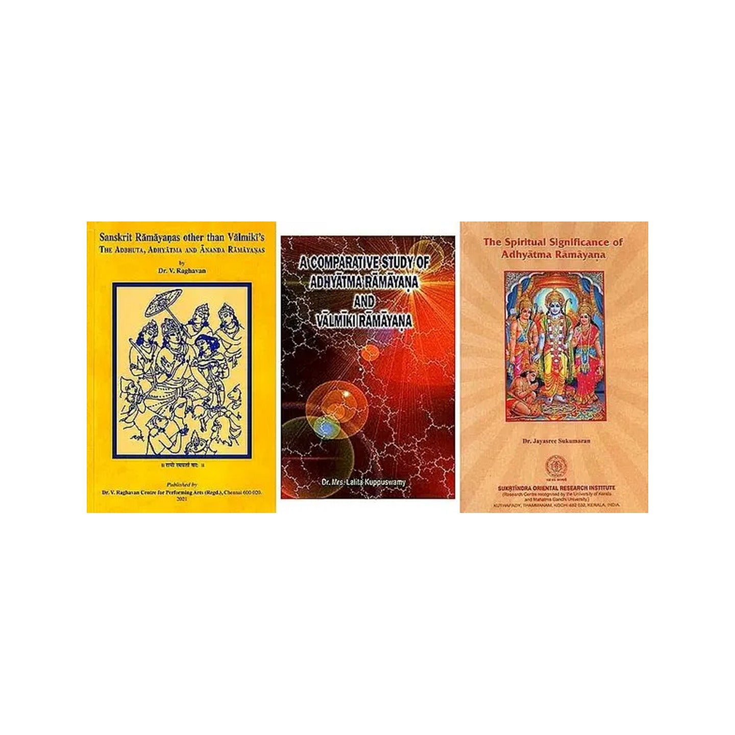 Studies On Adhyatma Ramayana (Set Of 3 Books) - Totally Indian