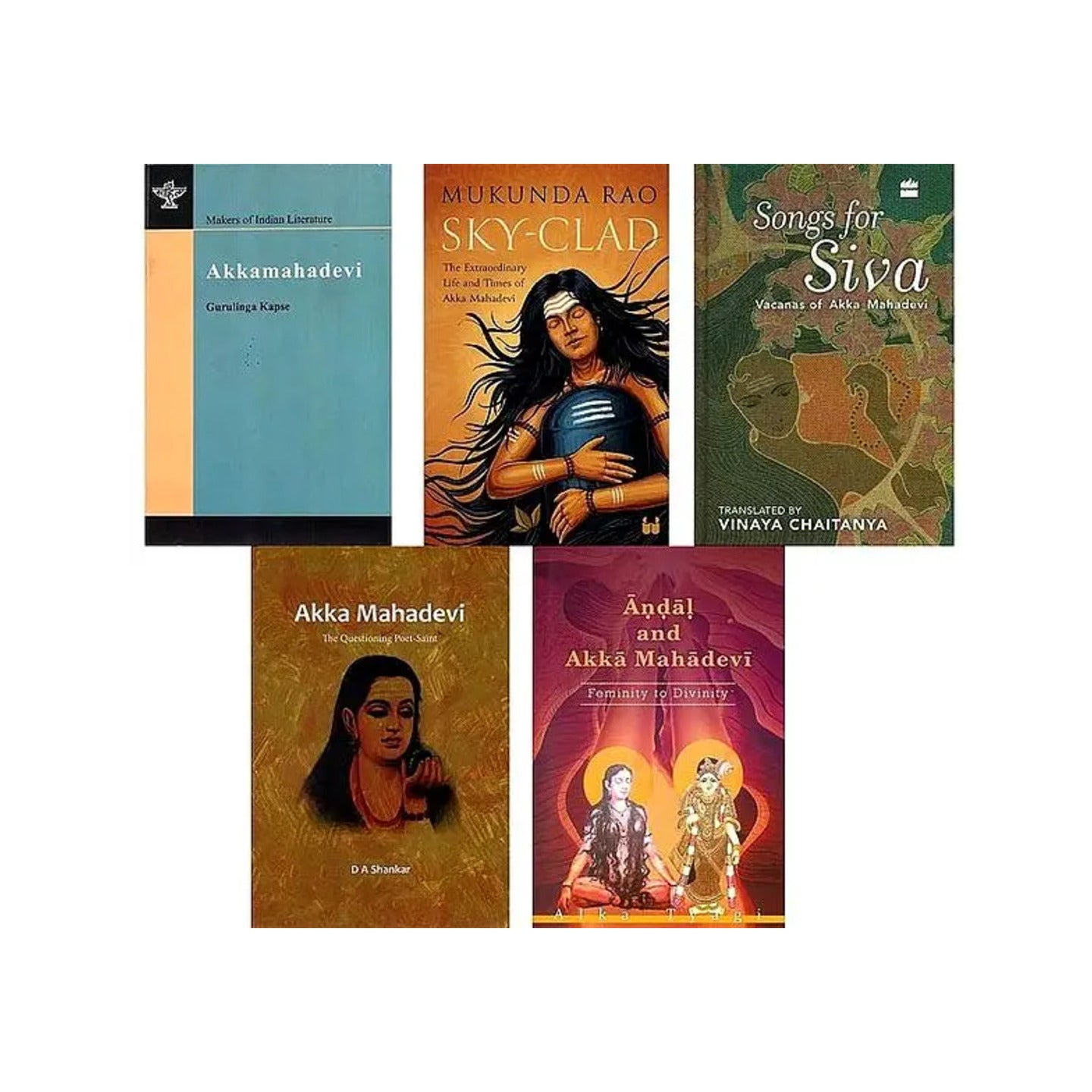 Books On Akka Mahadevi (Set Of 5 Books) - Totally Indian