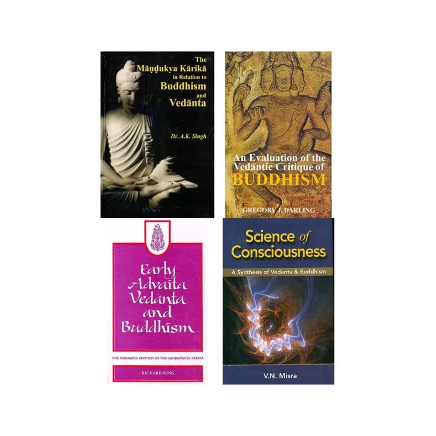 Buddhism And Vedanta (Set Of 4 Books) - Totally Indian