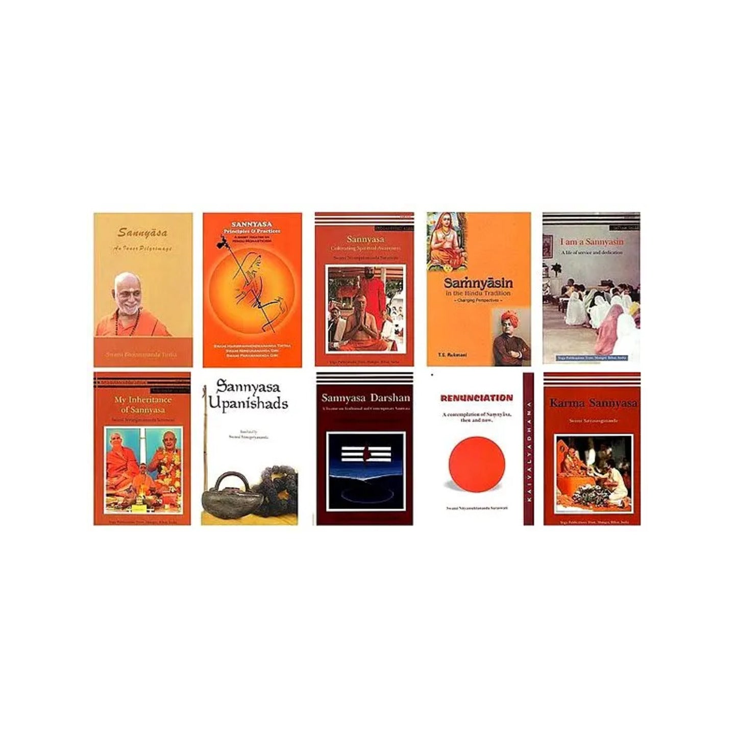 Books On Sannyasa (Set Of 10 Books) - Totally Indian