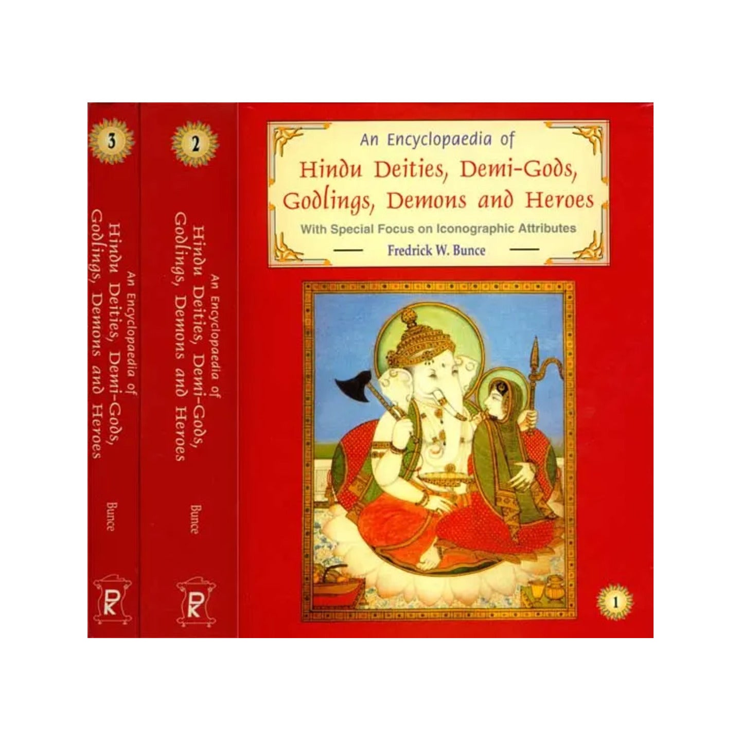 An Encyclopaedia Of Hindu Deities, Demi-gods, Godlings, Demons And Heroes: With Special Focus On Iconographic Attributes (3 Volumes) - Totally Indian