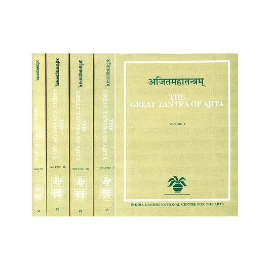 The Great Tantra Of Ajita: 5 Volumes - Totally Indian